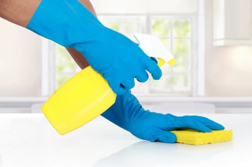 Professional upholstery cleaning in Chase Cross on a fabric sofa