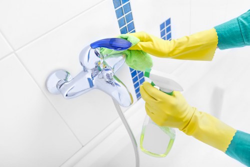 Leather sofa care and cleaning service in a Chase Cross home